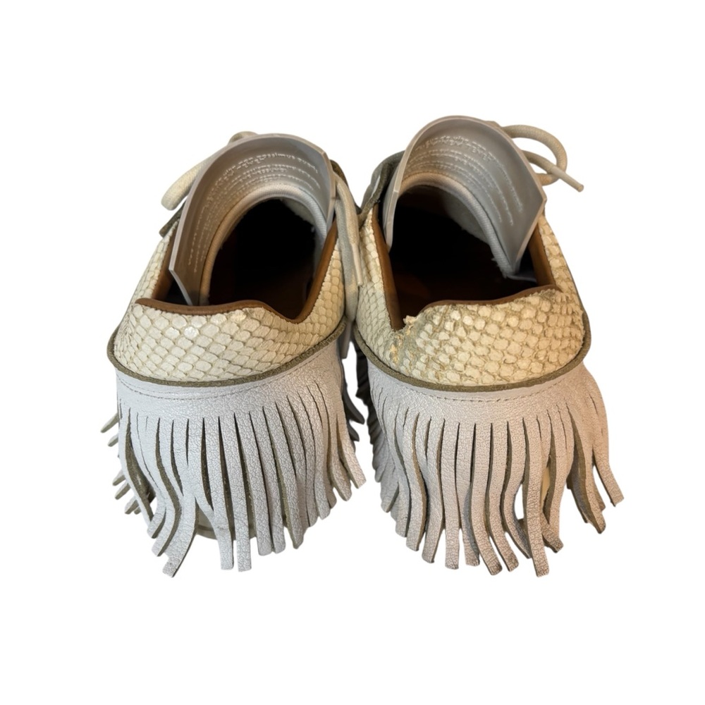 Esseutesse Fringe Sneakers white women’s size US 6 EU 36 - Picture 7 of 11
